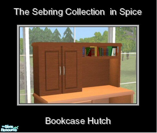 Sims 2 — Sebring in Spice - Bookcase by Waverly — Top Notch. Tired of the way your old bedroom looks? Kick it up a notch