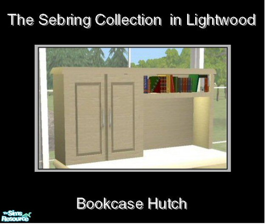 Sims 2 — Sebring in Lightwood - Bookcase by Waverly — Top Notch. Tired of the way your old bedroom looks? Kick it up a