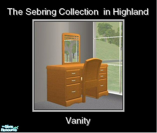 Sims 2 — Sebring in Highland - Vanity by Waverly — Top Notch. Tired of the way your old bedroom looks? Kick it up a notch