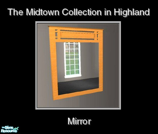 Sims 2 — Midtown in Highland - Mirror by Waverly — Style to Spare. A little bit of retro, a little bit of art deco, and a