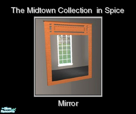Sims 2 — Midtown in Spice - Mirror by Waverly — Style to Spare. A little bit of retro, a little bit of art deco, and a