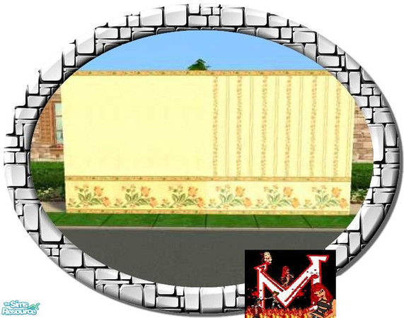 Sims 2 — flower  wall set by manuela55 — 