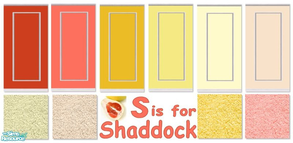 Sims 2 — S is for Shaddock by Bittersweet_Symphony — Since I've made walls with these colors in other sets, I tried