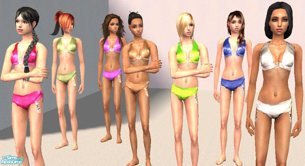 Sims 2 — Exclusive bikini by 12sandra11 — Detailed bikini designed only for your teenage sim!