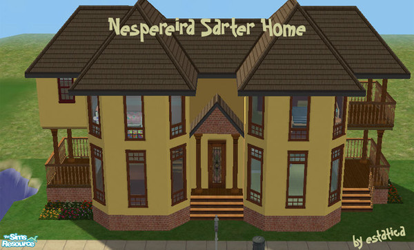 Sims 2 — Nespereira Starter Home by estatica — If your Sims are looking for a place to start but can\'t afford expensive