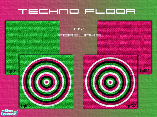 Sims 2 — Techno Floor by perelinka — Techno floor for Techno walls. Part of Techno Theme.