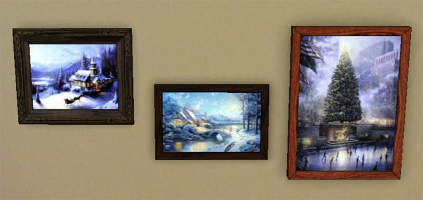 Sims 3 — Thomas Kinkade Holiday Paintings Collection #2 by lizholsimer — 