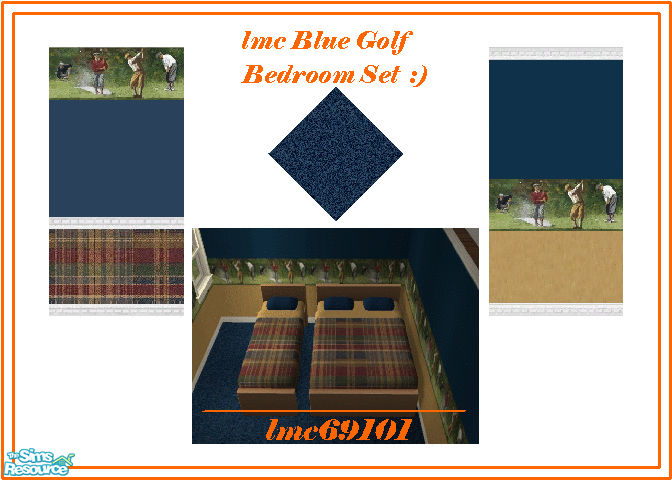 lmc69101's lmc blue golf bedroom set