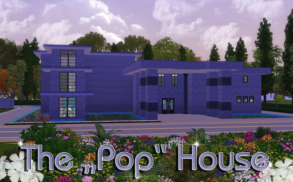 Sims 3 —  by TSR Archive — Fully furnished stylish family home for your simmies. It has three stories. First floor: