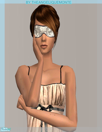 Sims 2 — Cute eye masks set - Black by theangeliquemonte — If you need more \"clutter\" masks for storytelling