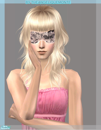 Sims 2 — Cute eye masks set - Pink by theangeliquemonte — If you need more \"clutter\" masks for storytelling