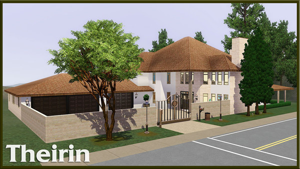 Sims 3 — Theirin by macgirlffx — If you have a sim that wants to lead a life of luxury and excess this lot is for them.