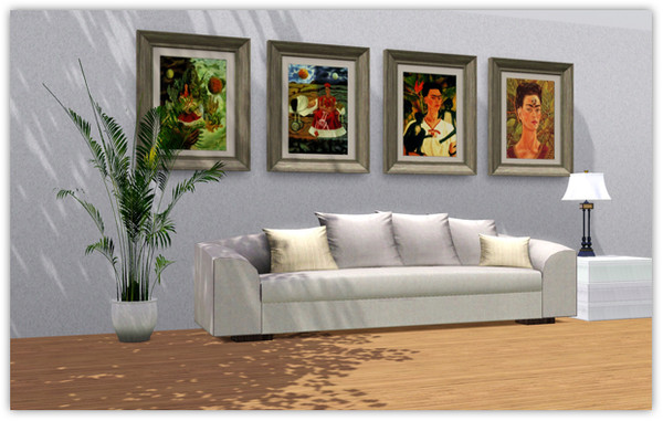 Sims 3 — Frida Kahlo paints by Nazgula — Frida Kahlo paints by Nazgulita