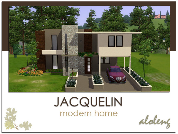 Sims 3 — Jacquelin by aloleng — 2 bedroom, 2 toilet and bath, 1 car garage home. Built with World Adventures, Ambitions,
