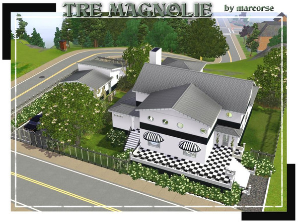 Sims 3 — Tre Magnolie by marcorse — Have you ever been up close and personal with the entree-plate sized perfection of