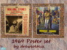 Sims 2 — Retro 1969 Posters by drewsoltesz — Making a retro neighbourhood? Decorate your buildings and interiors with