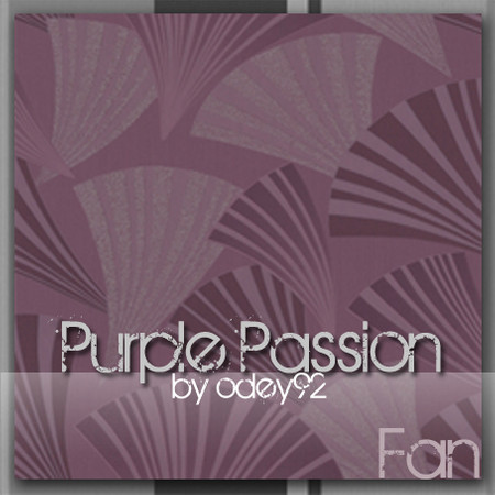 Sims 3 — Purple Passion Fan by Odey92 — A beautiful purple pattern. Part of the 'Purple Passion' collection.