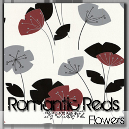 Sims 3 — Romantic Reds Flower by Odey92 — A beautiful red pattern. Part of the 'Romantic Reds' collection.