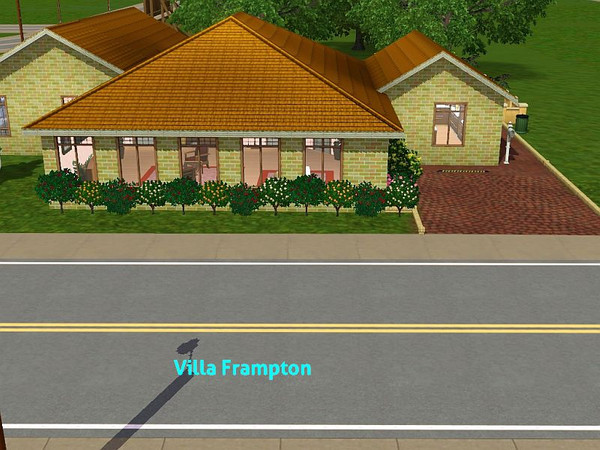 Sims 3 — Villa Frampton by DO5NBR — Big home for the family with 3 bedrooms, 2 bathrooms, a large livingroom and a big