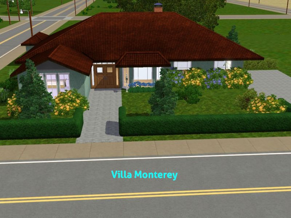 Sims 3 — Villa Monterey by DO5NBR — Pretty villa for medium to large family, with 3 bedrooms, 3 bathroom, nice