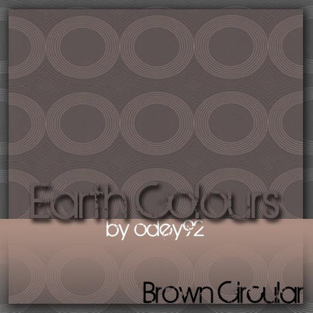 Sims 3 — Brown Circular by Odey92 — A stylish pattern texture. Part of the 'Earth Colours' collection.