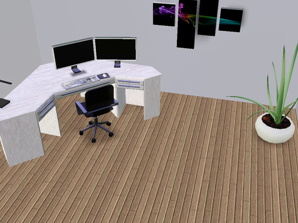 Sims 3 — Extra Monitor by clutch3547 — An extra monitor for that lonely one.