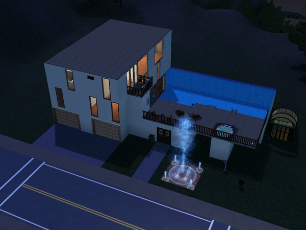 Sims 3 — Boggard Apartments by hobosrule — The first apartment in the quieter celeb side of town