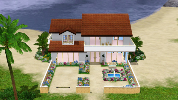 Sims 3 — Update White House by taxa08 — Enjoy the new update! a beautiful white house on the beach, with comfort and