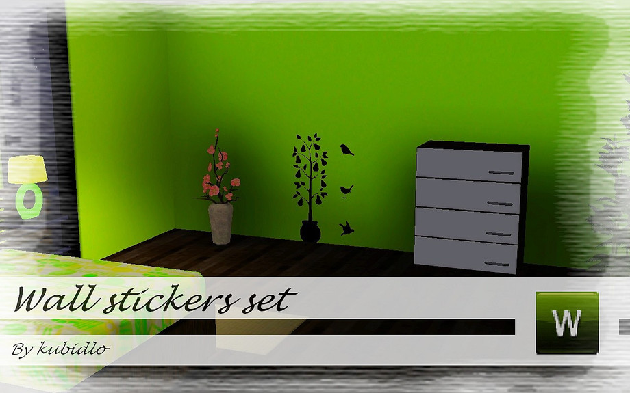 The Sims Resource | Wall sticker 7