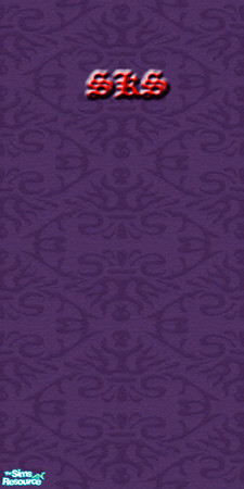 Sims 2 — Teen Stuff Gothic Brocade - Purple by 71robert13 — Taken from Teen Stuff, now made 4 way seamless. Perfect for