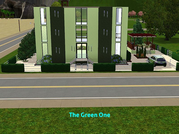 Sims 3 — The Green One by DO5NBR — Big home for the big family with a whole floor for expansion, because the third floor