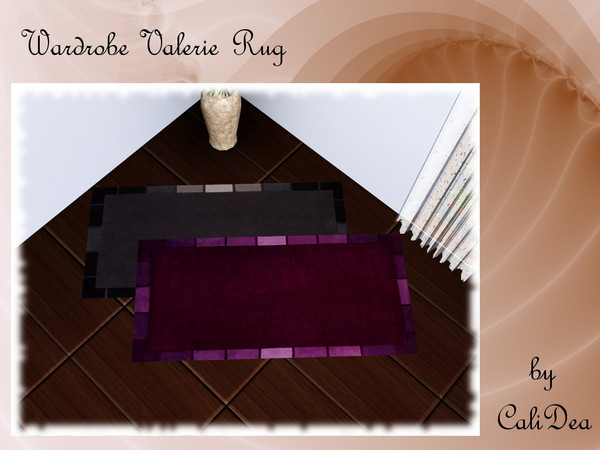 Sims 3 — Wardrobe Valerie Rug by CaliDea — Wardrobe Valerie Rug