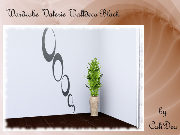 Sims 3 — Wardrobe Valerie Walldeco by CaliDea — Wardrobe Valerie Walldeco