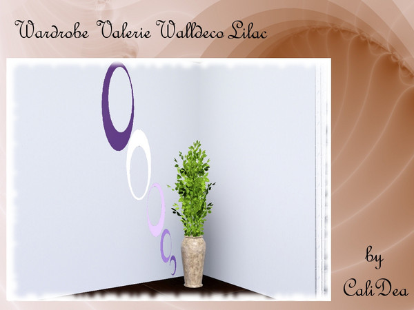 Sims 3 — Wardrobe Valerie Walldeco2 by CaliDea — Wardrobe Valerie Walldeco2
