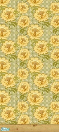 Sims 2 — Floral Wallpapers - Wall 04 by ayyuff — 