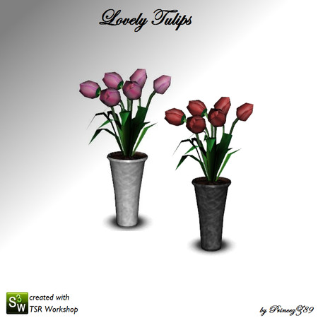 Sims 3 — Lovely_Tulips by Princezz89 — The creation of this tulip vase gave me almost gray hairs :D it's my first