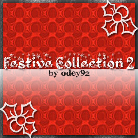 Sims 3 — Festive Red by Odey92 — A second set of festive patterns ready for the Christmas season. Part of the 'Festive