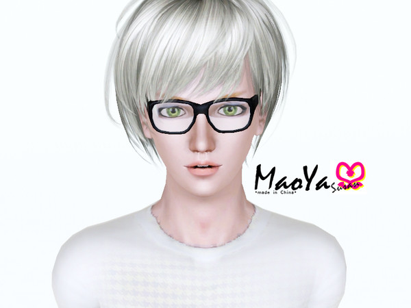Sims 3 — MaoYa by Susan372 — The handsome guy with glasses. I call him MaoYa. Skin: