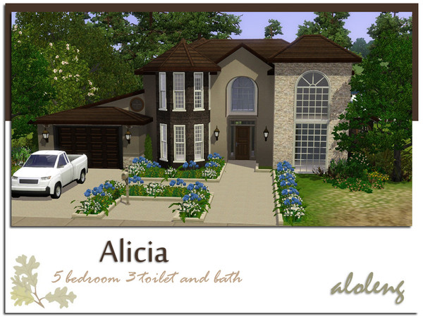 Sims 3 — Alicia by aloleng — Built with World Adventures, Ambitions, High End Loft and Fast Lane expansion packs.