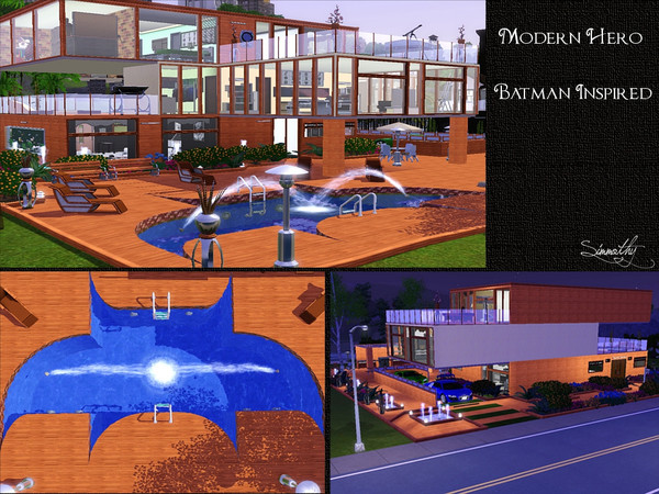Sims 3 — Modern Hero - Batman Inspired by simmothy — Modern Hero - Batman Inspired is for the obvious reason, inspired by