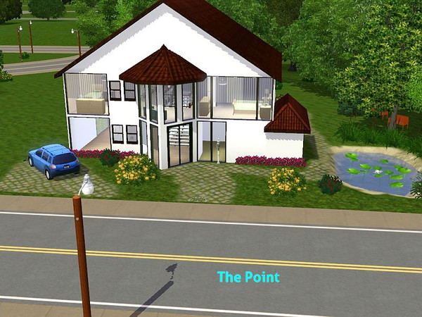 Sims 3 — The Point by DO5NBR — This house is for a bigger family, because it has 4 bedrooms and 2 1/2 bathrooms. The