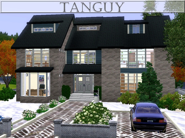 Sims 3 — Tanguy by lilliebou — Hi ! Here are some details about this house: First floor: -Entrance -Dining room -Kitchen