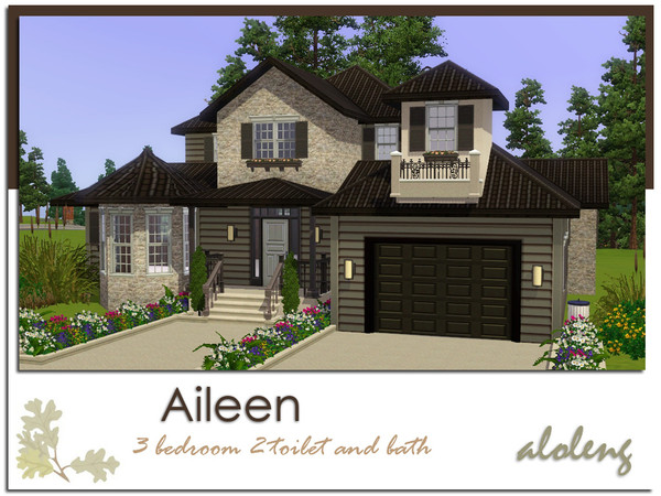 Sims 3 — Aileen by aloleng — Built with World Adventures, Ambitions, High End Loft and Fast Lane expansion packs.