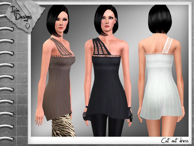 The Sims Resource - ~Cut out dress~