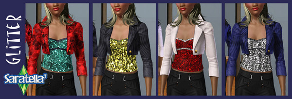 Sims 3 — Glitter by saratella — Perferct mise for Christmas Time: lucid and dazzling and striking and shining