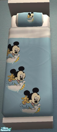 Sims 2 — Mickey Mouse Baby  Bedding by ale0508 — 
