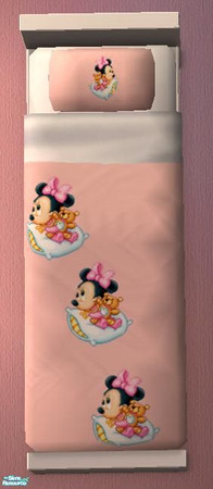Sims 2 — Minnie Mouse Baby Bedding by ale0508 — 