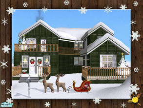 Sims 2 — evi2s  Christmas 2010 by evi — Little Family home decorated with TSR\'s christmas CCs. Merry Christmas!