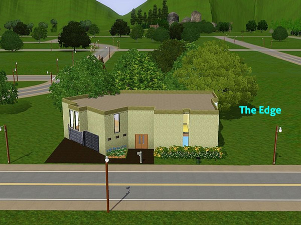 Sims 3 — The Edge by DO5NBR — This exceptional modern house offers much space for the big family. With its 3 bedrooms and