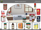 Sims 3 — Baking Ingredients by Living Dead Girl — Just in time for holiday baking, here are fourteen kitchen clutter